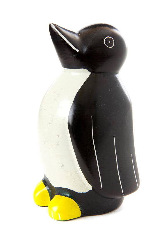 Soapstone Proud Penguin Sculpture