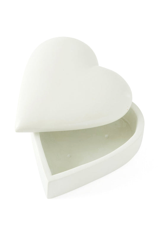 Natural Soapstone Heart Treasure Box