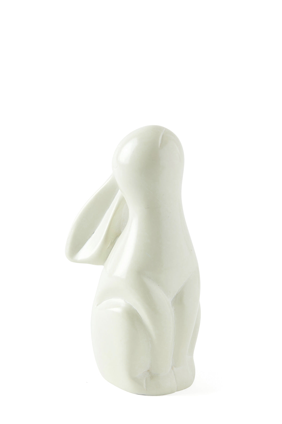 Natural Soapstone Singing Bunny Rabbits