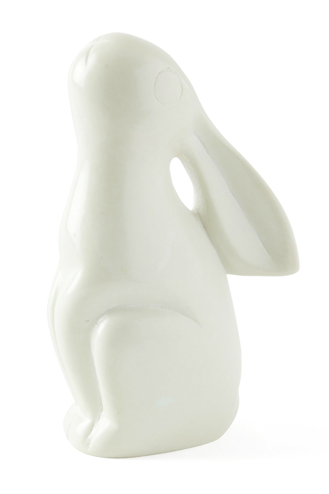 Natural Soapstone Singing Bunny Rabbits