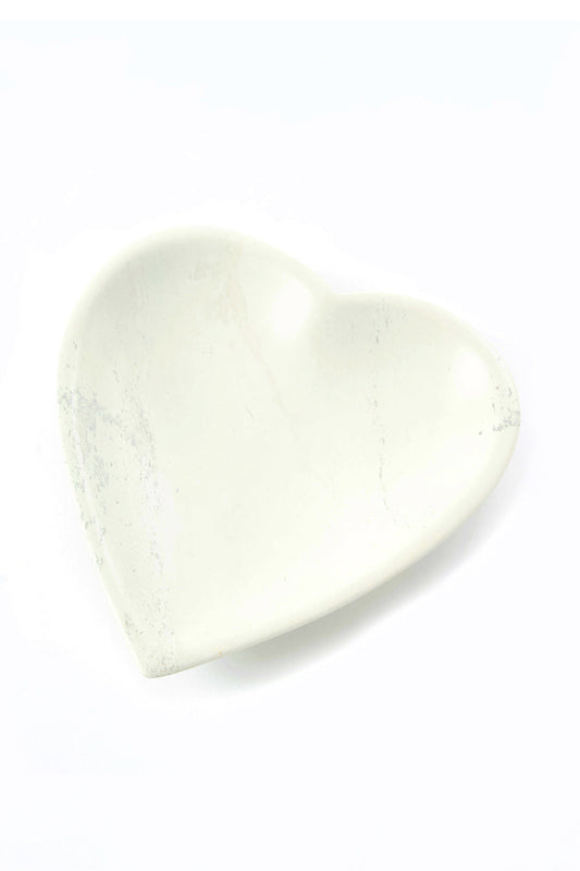 Natural Soapstone Heart Dish