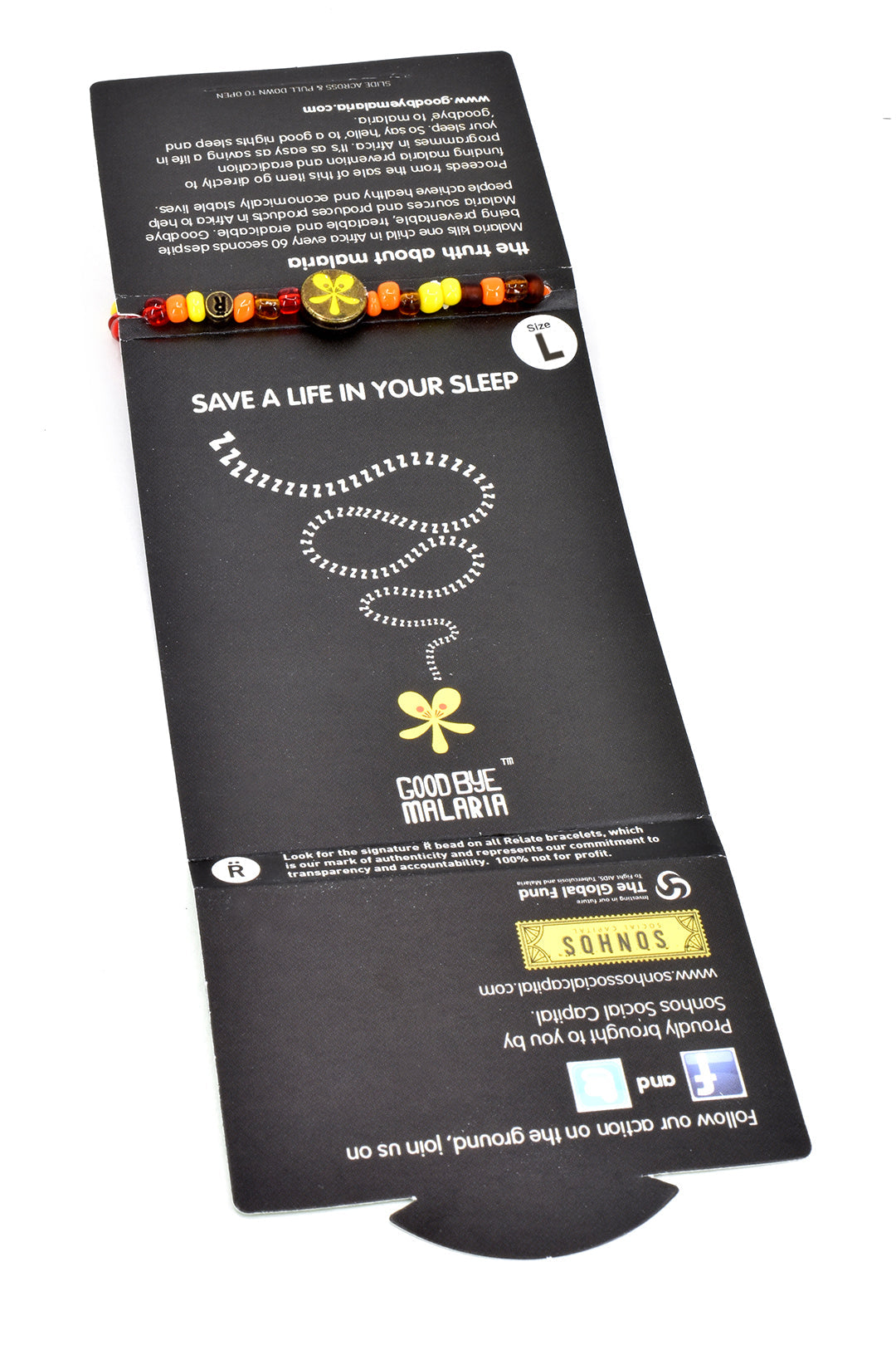 Goodbye Malaria South African Relate Cause Bracelet