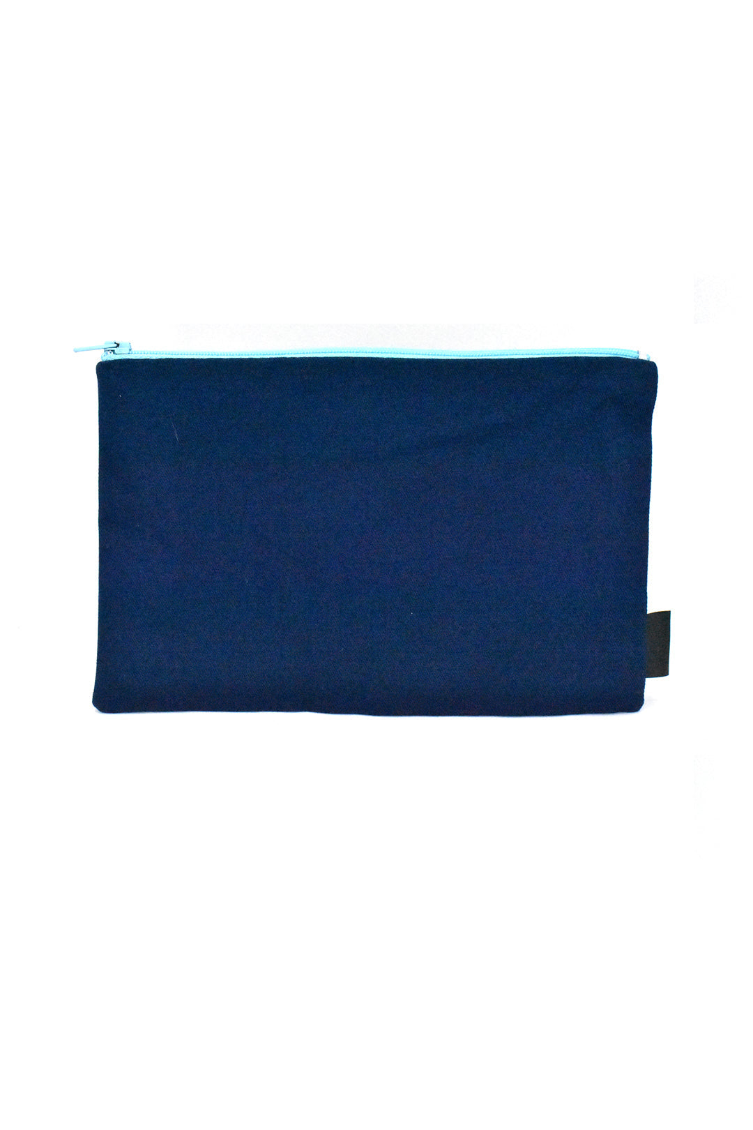 Blue Being Happy is Better 8" African Proverb Pouch