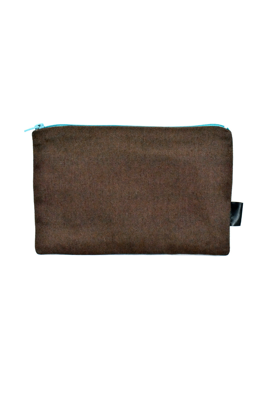 Brown When a Woman Rules 8" African Proverb Pouch