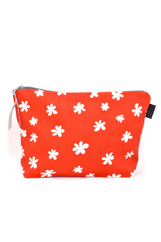 Orange Educate a Woman African Proverb Purse