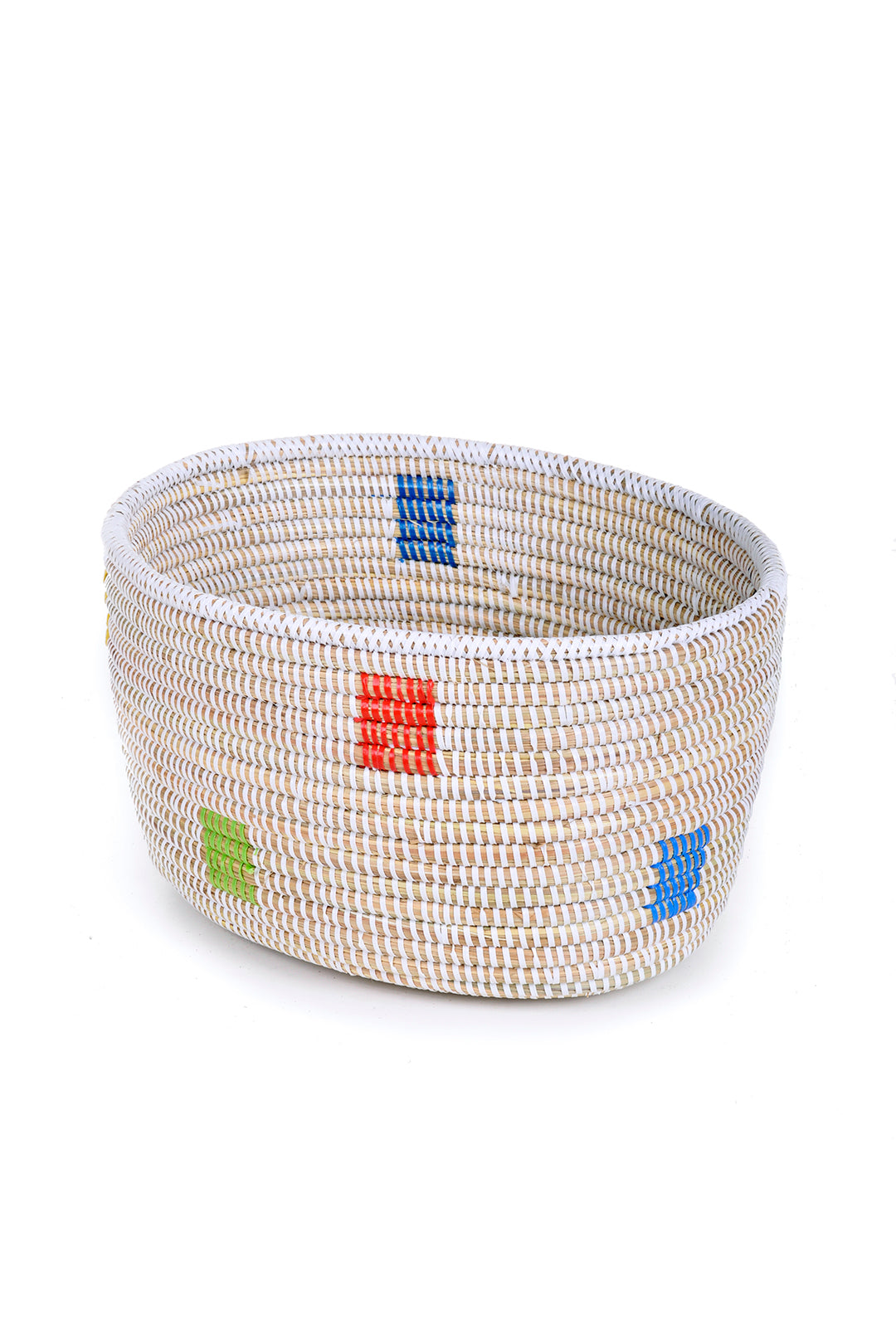 Set of Three Prismatic Pixels Sewing Baskets