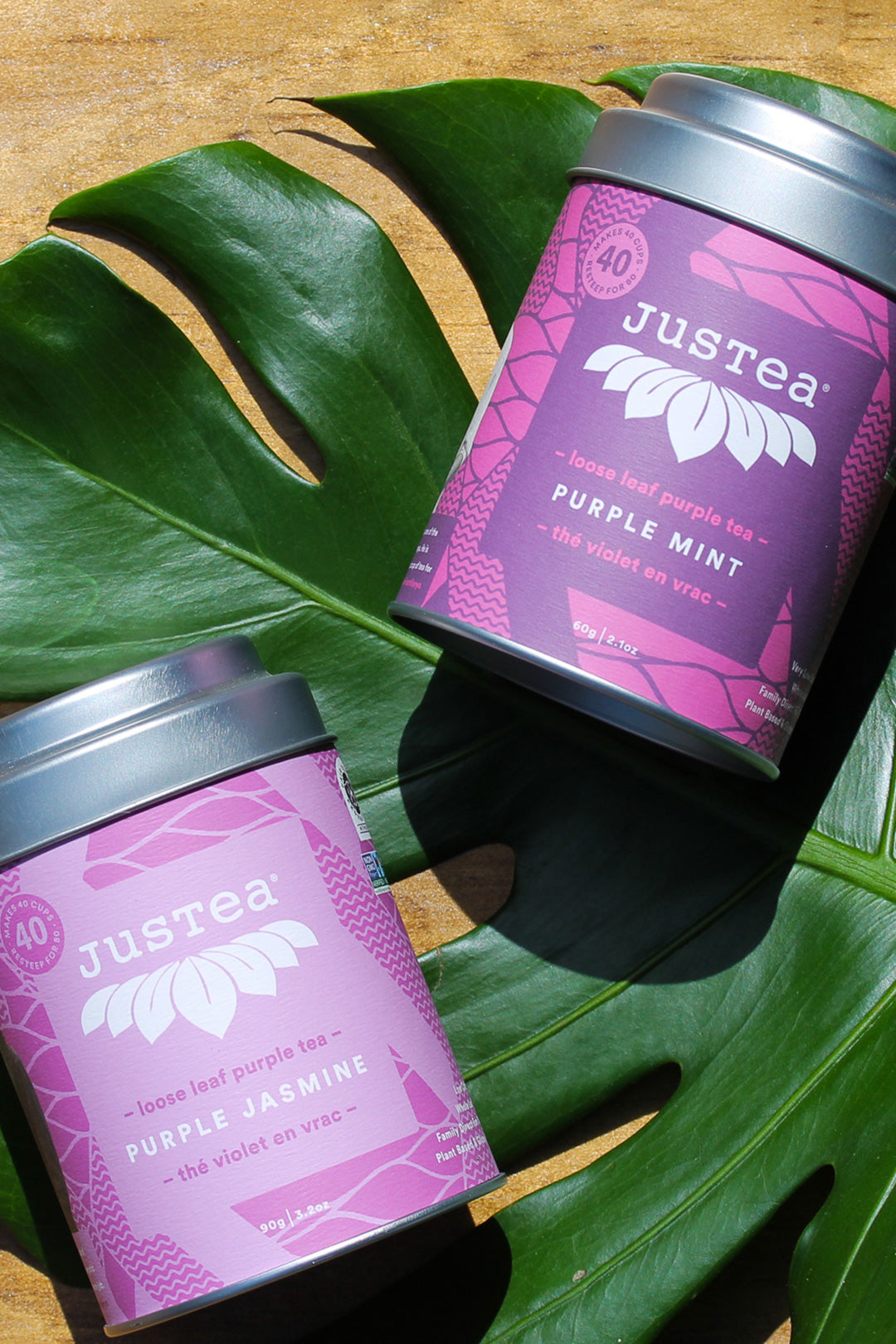 JusTea Purple Mint Loose Leaf Tea