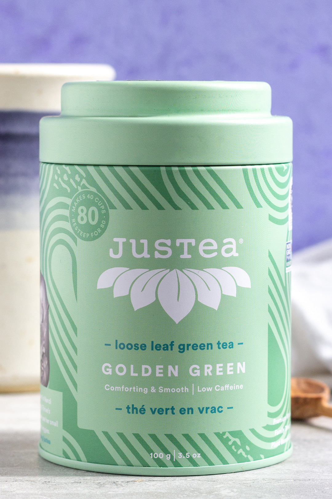 JusTea Coconut Green Loose Leaf Tea