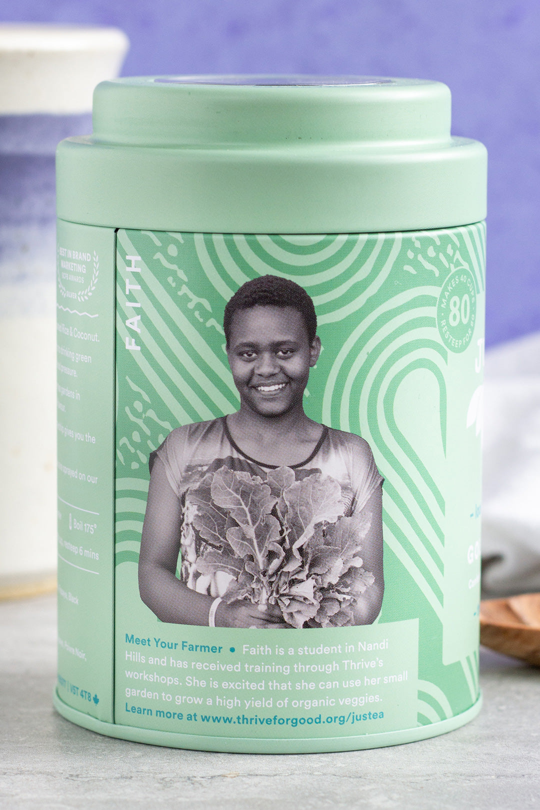JusTea Coconut Green Loose Leaf Tea