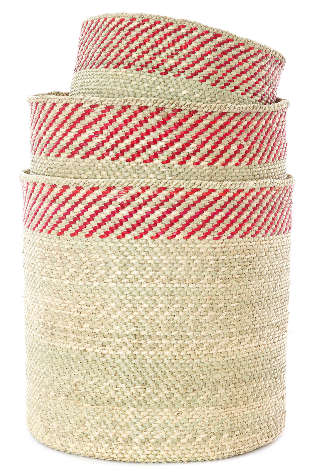 Berry and Natural Kupanda Iringa Basket - Large
