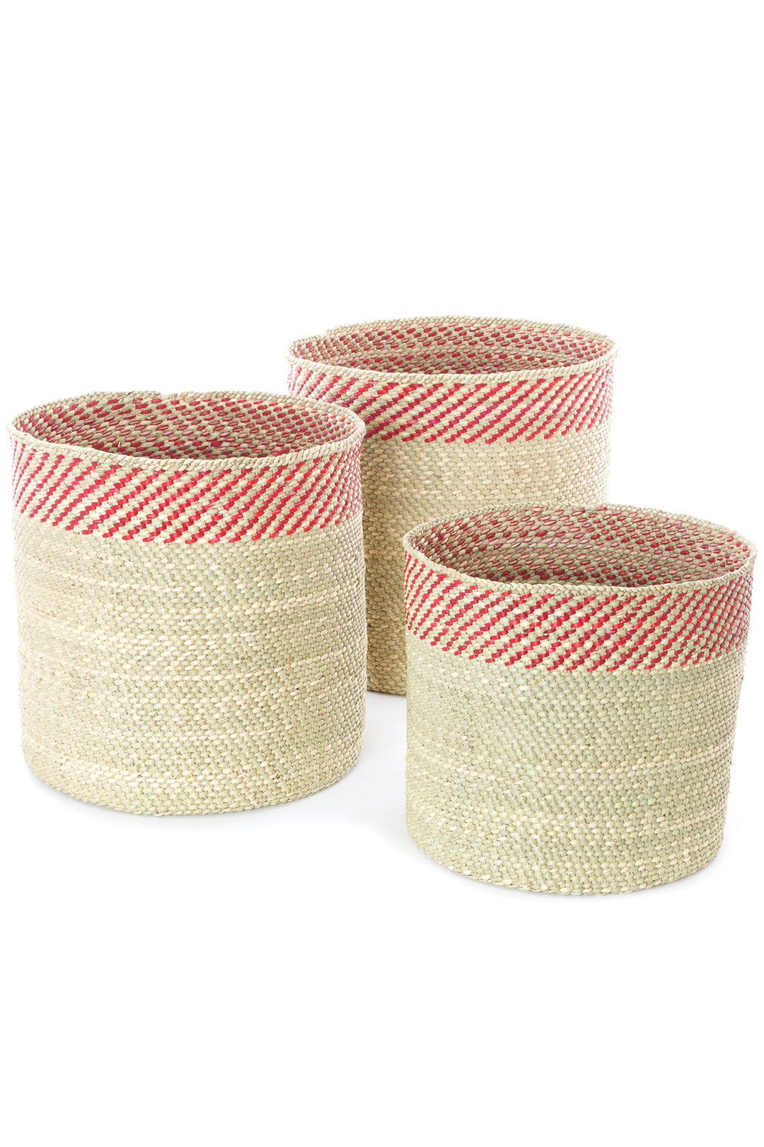 Berry and Natural Kupanda Iringa Basket - Large