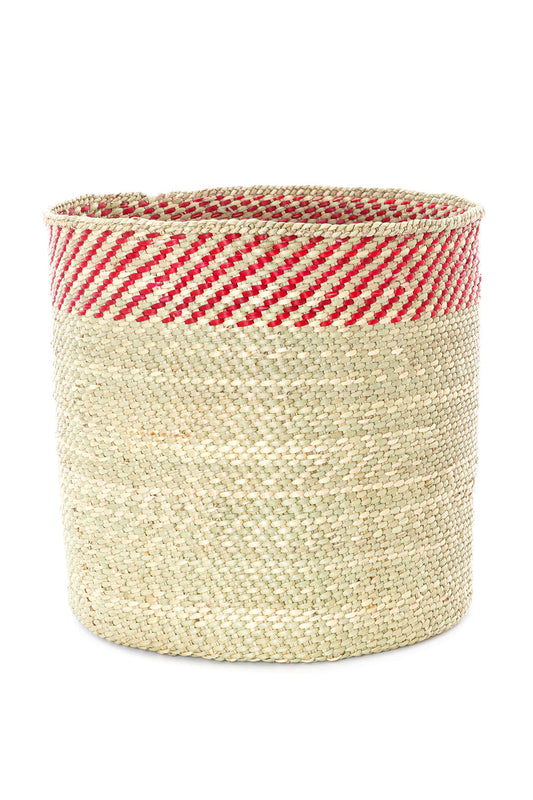 Berry and Natural Kupanda Iringa Basket - Medium