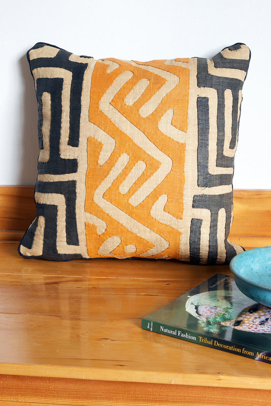 18" Congo Raffia Decorative Pillow Cover - Assorted Designs