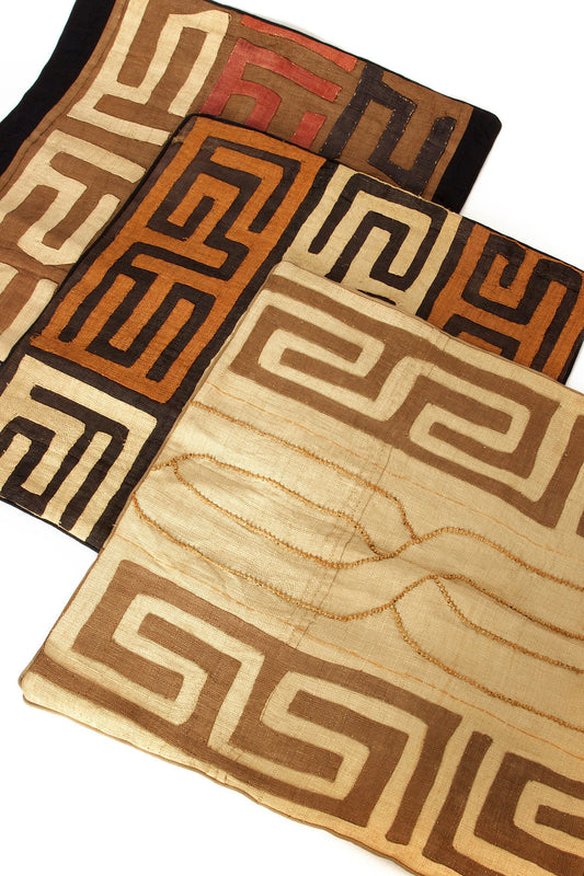 24" Congo Raffia Decorative Pillow Cover - Assorted Designs