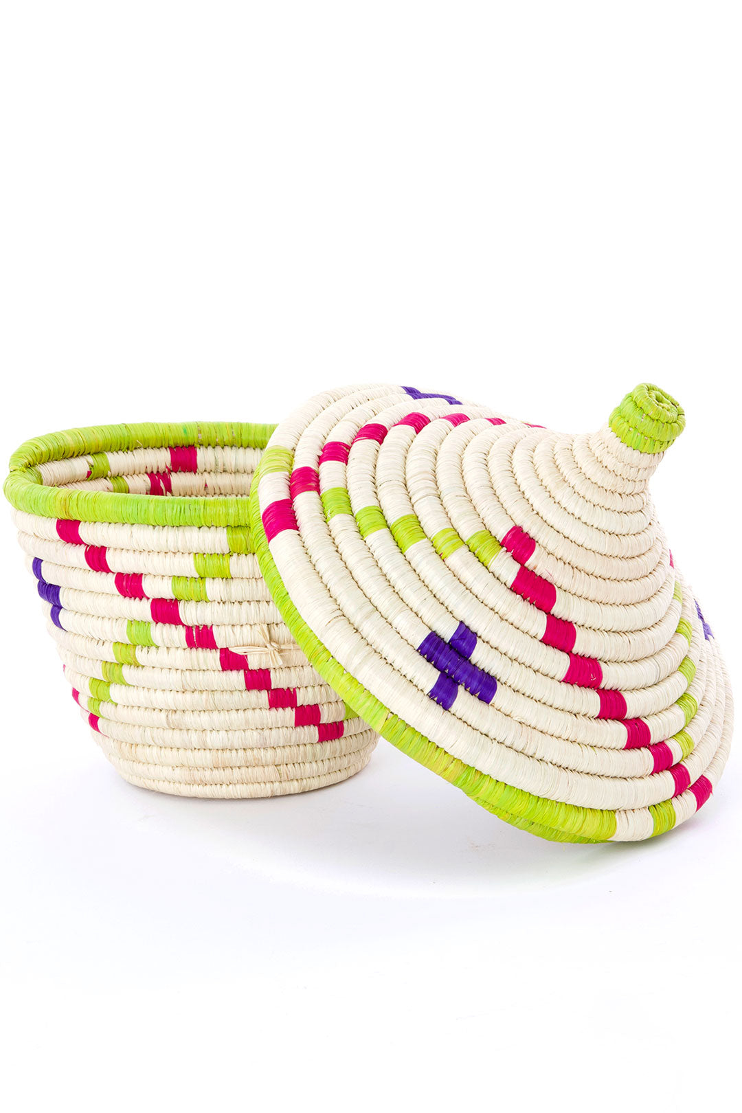 Rwenzori Big Kindness Basket with Pointed Lid