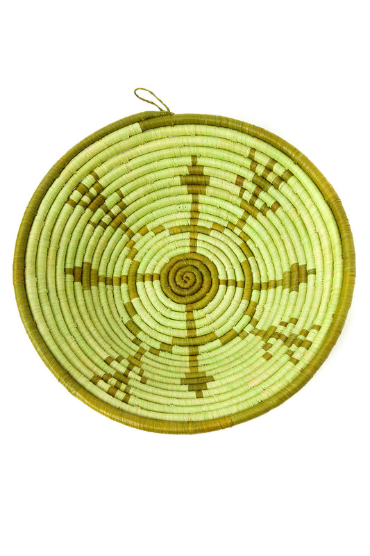 Green Meadow Raffia Basket from Uganda