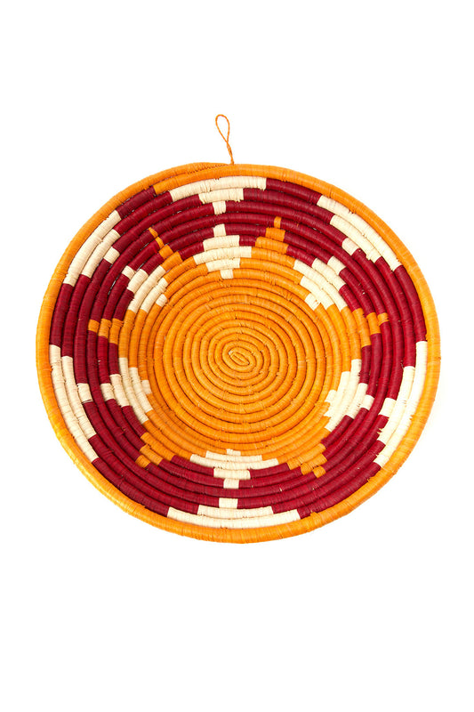 Ugandan Sweet Potato and Sorghum Raffia Coil Baskets