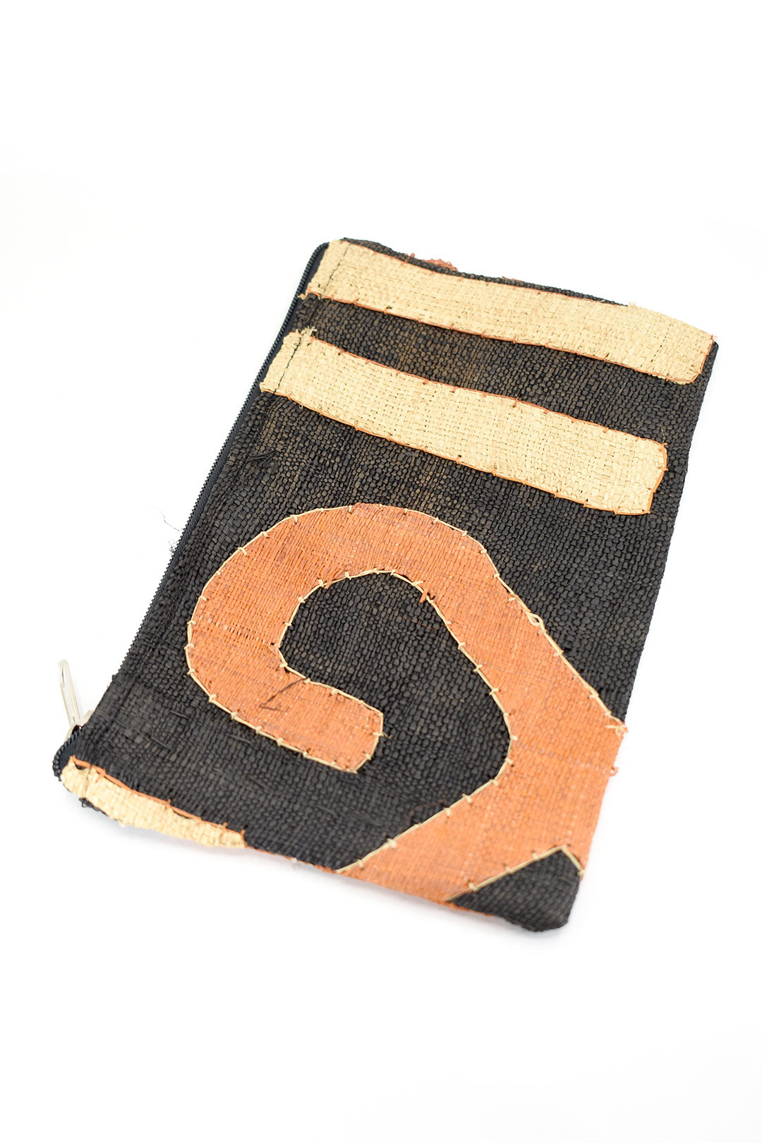 African Joy Congo Raffia Cosmetics Pouch