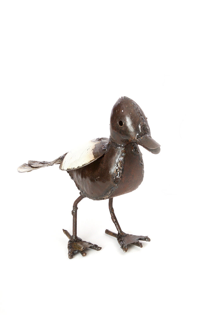 Recycled Metal Duck Sculptures