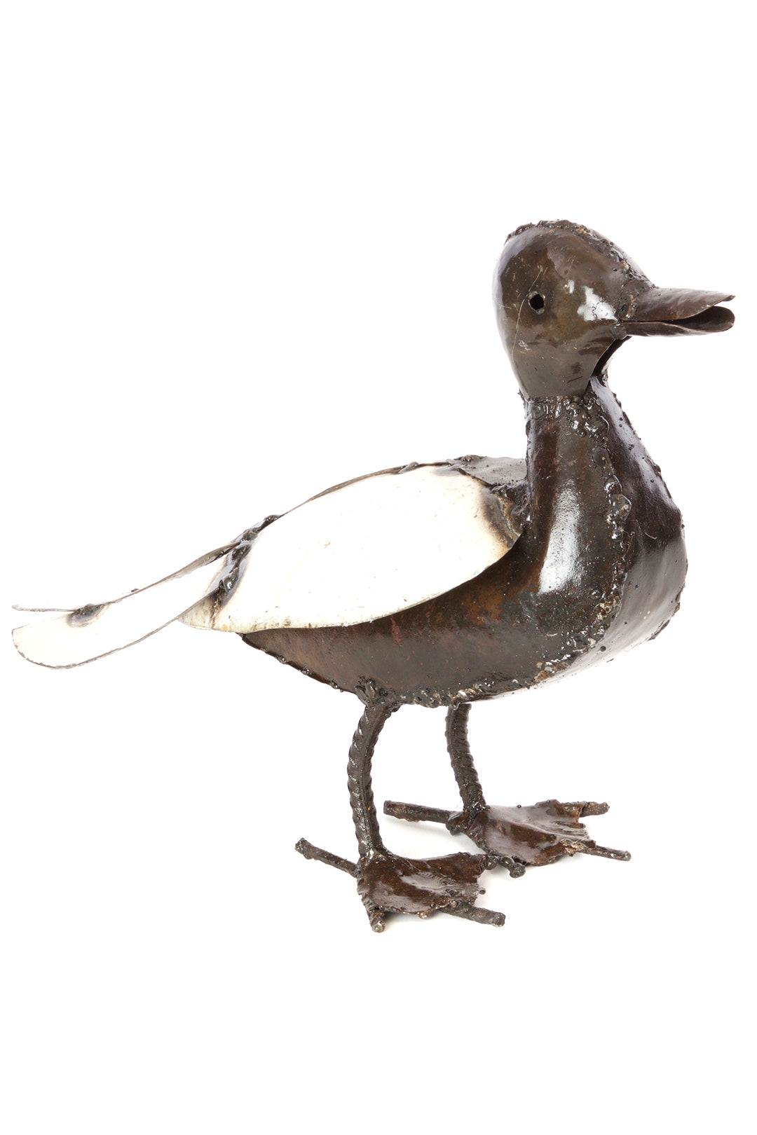 Recycled Metal Duck Sculptures