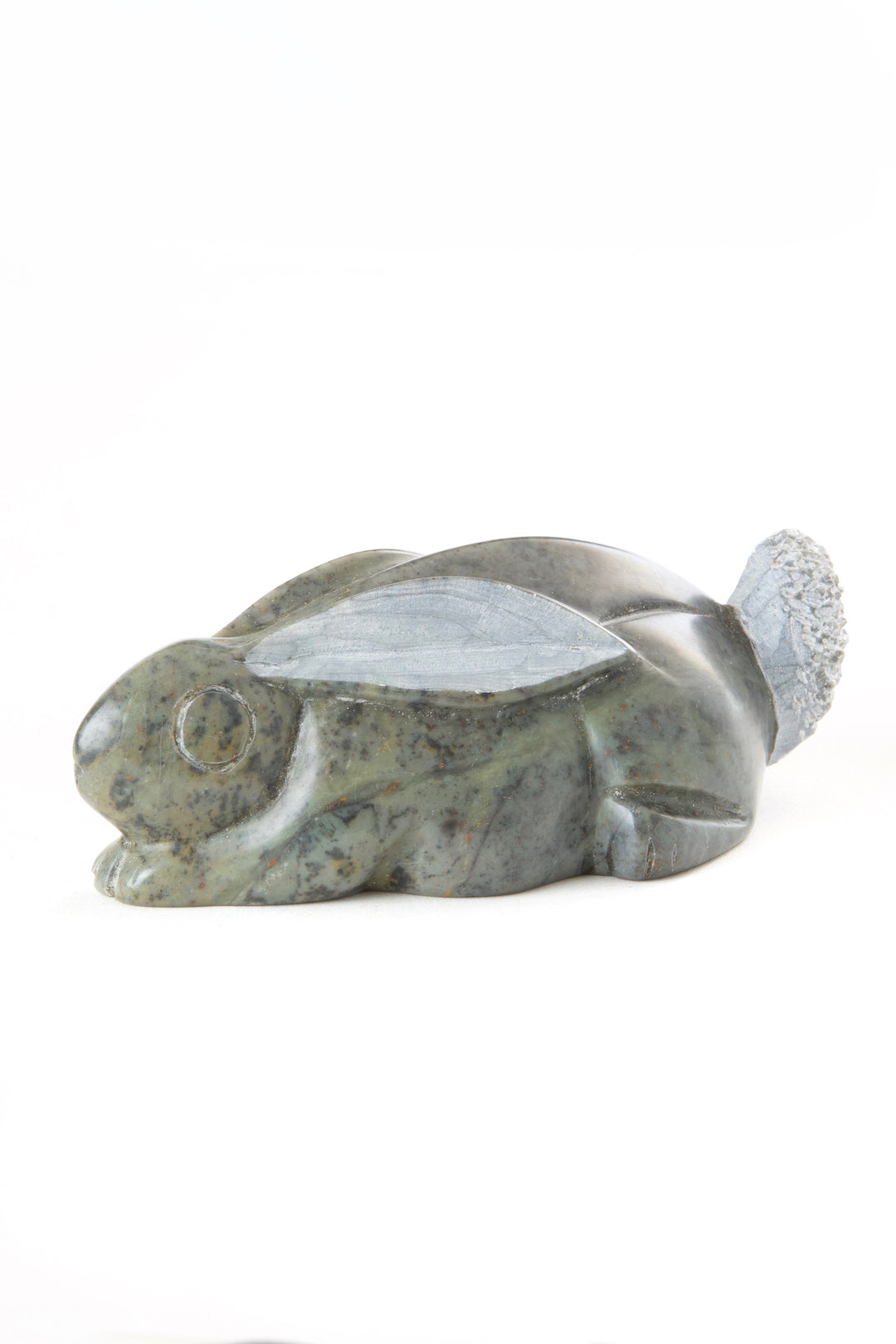 Hand Carved Shona Serpentine Stone Rabbit Sculpture