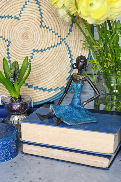 Serenity Burkina Bronze Sculpture