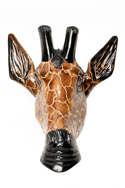 Jacaranda Giraffe Wall Mask from Kenya