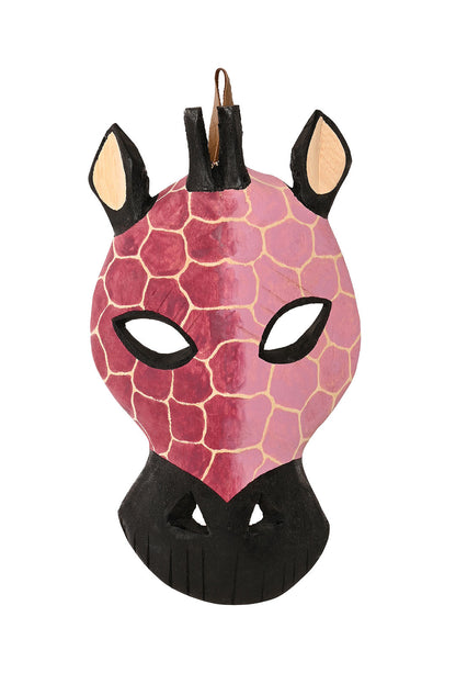 Small Two-Tone Purple Giraffe Mask