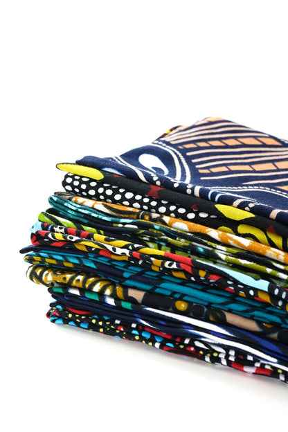 Set of 4 Assorted Colorful Kitenge Dinner Napkins