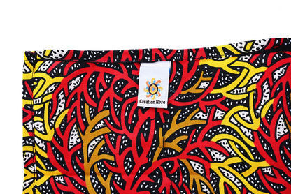 Set of 4 Assorted Colorful Kitenge Dinner Napkins
