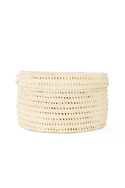 All-Natural Turkana Lidded Sewing Basket
