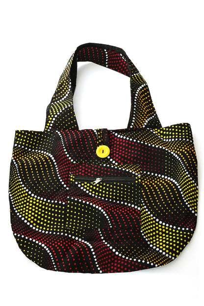 Assorted Colorful Cotton Tote Bag