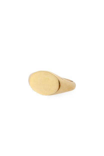 Kenyan Brass Signet Ring - 2 sizes
