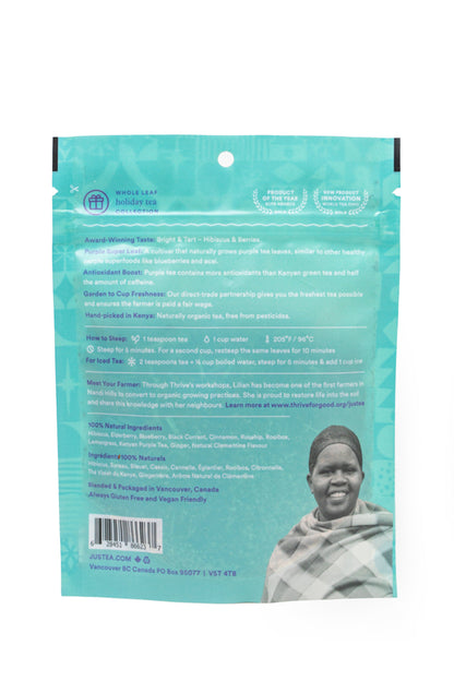 JusTea Winter Wonderland Loose Leaf Tea