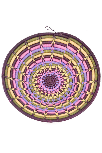 Ugandan Flower Garden Raffia Coil Baskets