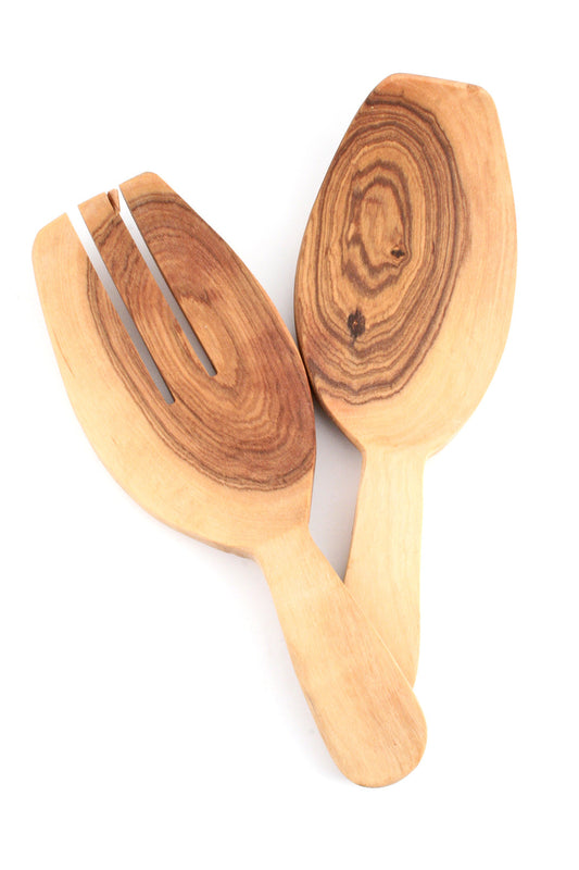 Wild Olive Wood Salad Scoops
