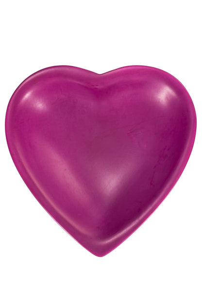 Pink Heart Decorative Soapstone Dish