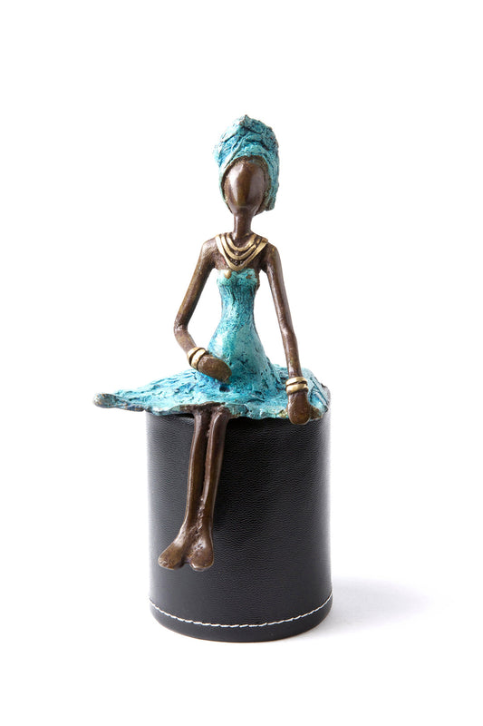 Bronze Expectant Mother Sculpture