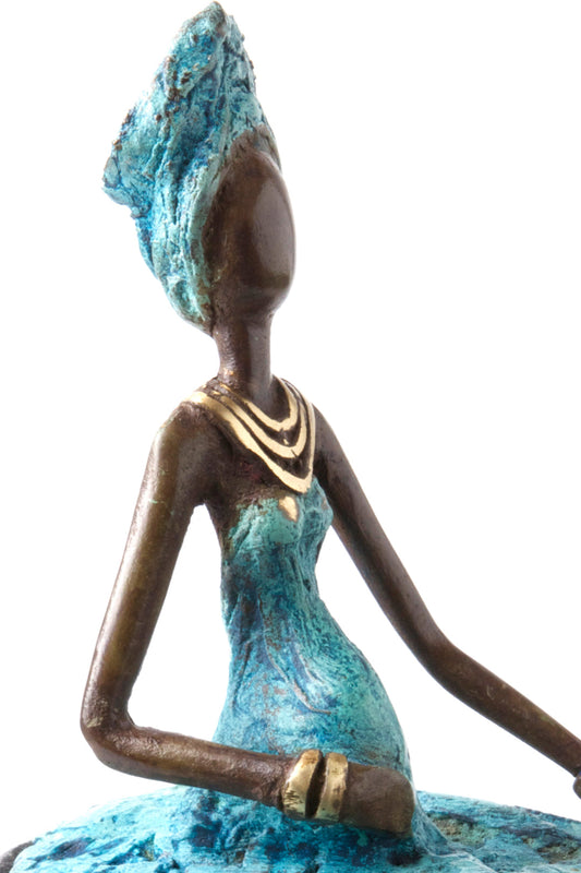 Bronze Expectant Mother Sculpture