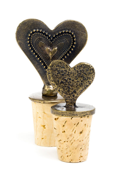 South African Lovely Heart Wine Bottle Stopper
