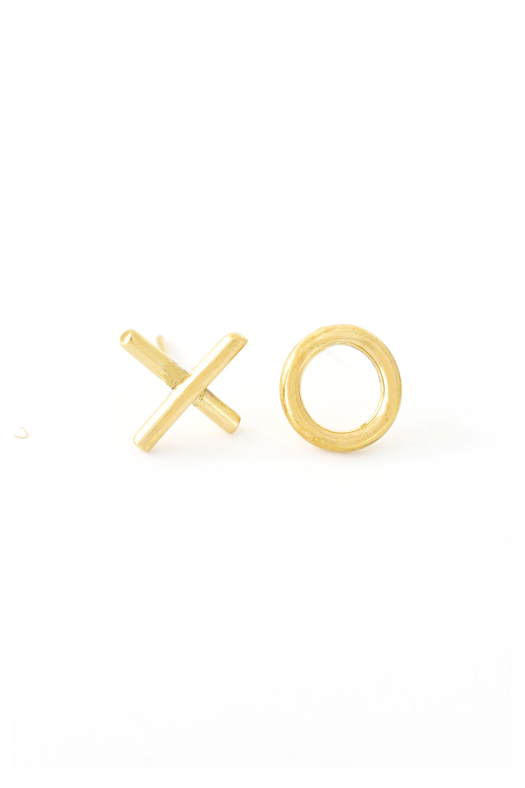 House of Cindimini Brass Hugs & Kisses Earrings