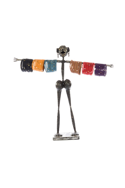 Kenyan Metal Mama Jewelry Displays