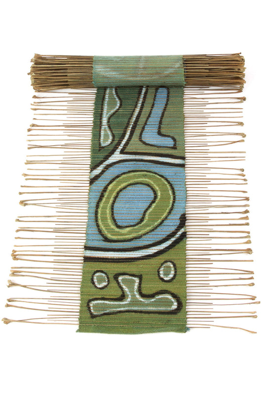 Blue and Green Carnival Twig Runner