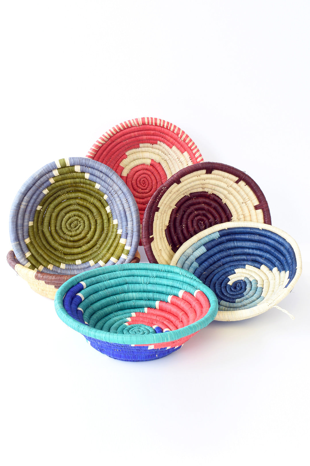 Mini Raffia Fruit & Grain Baskets