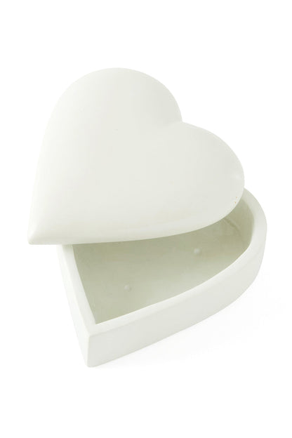 Natural Soapstone Heart Treasure Box