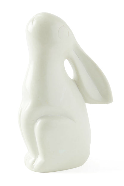 Natural Soapstone Singing Bunny Rabbits