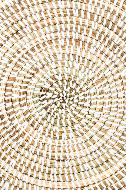 White Lidded Storage Box Basket