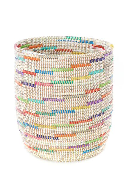Vanilla Sugar Swirl Bath Bin Basket