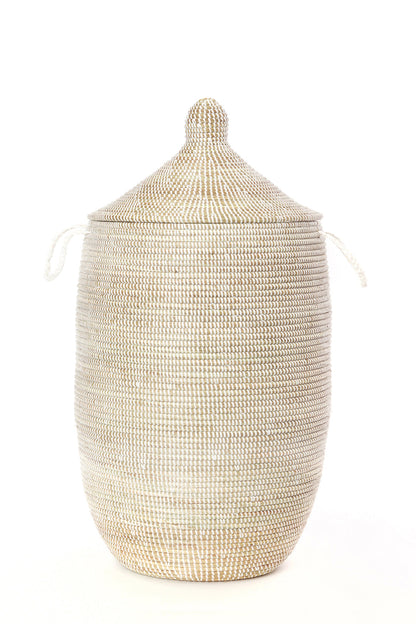 Slender Laurel Hamper Basket from Senegal