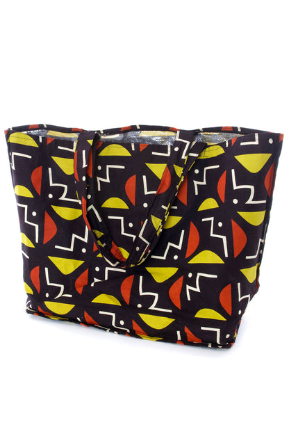 Assorted Cotton & Rice Sack Mega Totes from Senegal